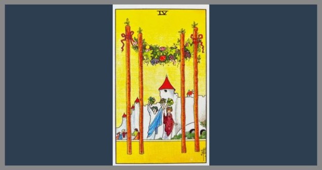 Değnek Dörtlüsü Tarot Aşk, Kariyer ve Para Anlamı